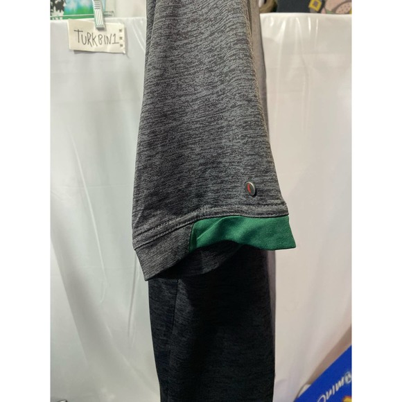 USF South Florida Bulls Men Gray Short Sleeve Golf Polo Shirt Medium Chiliwear - Picture 4 of 9